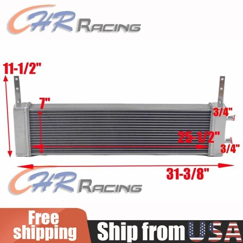 Intercambiador de calor doble de aluminio para Mercedes Benz C32 AMG SL55 S55 CL55 AMG Foto 1 de 4