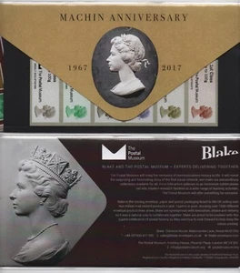 MACHIN 50 2017 POSTAL MUSEUM LIMITED EDITION B6GB17 T1 PRESENTATION PACK POST GO - Picture 1 of 1