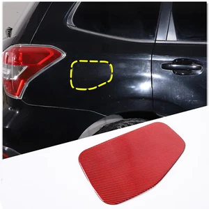 Carbon Fiber Gas Door Cover Fuel Tank Door Trim For 2013-2018 Subaru Forester - Picture 1 of 11