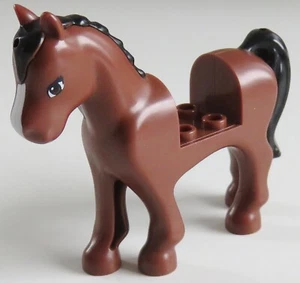 LEGO - Tier / Land: Pferd / Horse, rotbraun # 93083c01pb03 - Bild 1 von 1