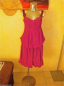 HIGH USE luxueuse robe modulable en soie rose TAILLE 42 fr 46i NEUVE valeur - Picture 1 of 6