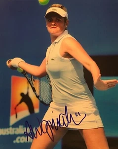 Foto firmada de tenis de Aleksandra Wozniak 8x10 - Imagen 1 de 1