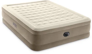 Intex Indoor Luftbett Queen Deluxe Ultra Plush 203x152x46 cm Pumpe 64428ND - Bild 1 von 6