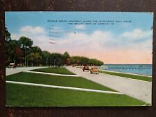 Double Beach Driveway along the Mississippi Gulf Coast -Linen, 1944, Rough Edges