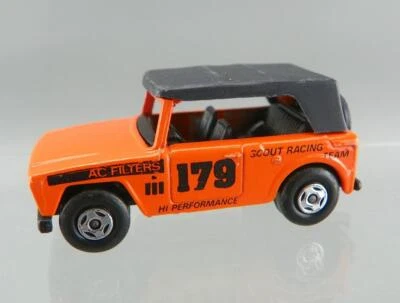Vintage 1969 Matchbox Superfast MB18 Diecast Orange Scout Racing 179 Field Car - Image 1 of 4