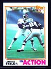 1982 Topps #435 Lawrence Taylor IN ACTION Rookie Card ~ NM oc