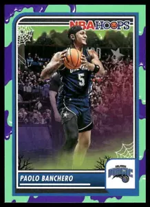 2023-24 Panini Haunted Hoops #182 Paolo Banchero Slime Parallelo - Foto 1 di 2