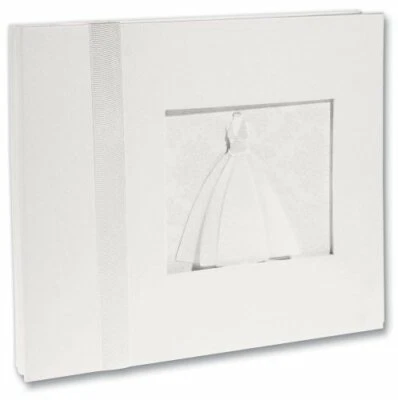 Dressed in White Wedding Scrapbook Photo Album - Archival Quality & Acid Free - Image 1 of 3