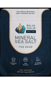 BAJA GOLD SALT CO. (Fine Grind) 454g - Picture 1 of 2