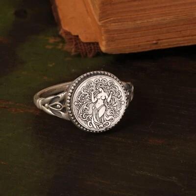 Aphrodite 925 Sterling Silver Ring - Mythology Ring - Greek Goddess - Mythical - Image 1 of 4