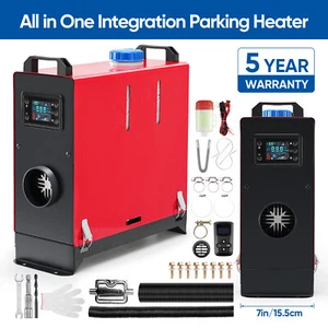 Diesel Air Heater 5KW 8KW All In One LCD For 12V-24V Motorhome Car Truck Trailer - Picture 1 of 40