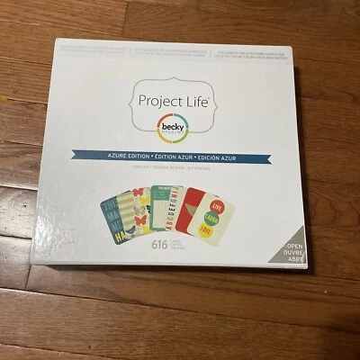 Becky Higgins Project Life Azure Edition Core Kit 616 Cards Sealed Box Foto 1 de 3