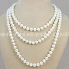 Genuine White Freshwater Cultured Pearl 6-7Mm Necklace 50 Inches