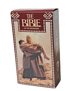 THE BIBLE IN THE BEGINNING VHS 2-VIDEO Box Set PETER O'TOOLE-MICHAEL PARKS NEW - Picture 1 of 6