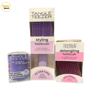 Tangle Teezer Styling Hairbrush Set, for All Hair Types Less Frizz - 3 Pack NEW - Picture 1 of 10
