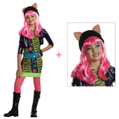 RUBIES HOWLEEN WOLF KOSTÜM & PERÜCKE Karneval Monster High Katzen Tiger Kinder Kleid