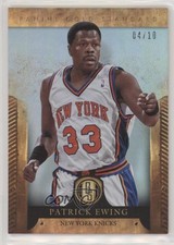 2012-13 Panini Gold Standard Platinum /10 Patrick Ewing #221 HOF
