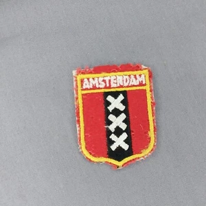 Amsterdam Ski Souvenir Tourist 2 3/4" Felt Patch - Picture 1 of 2