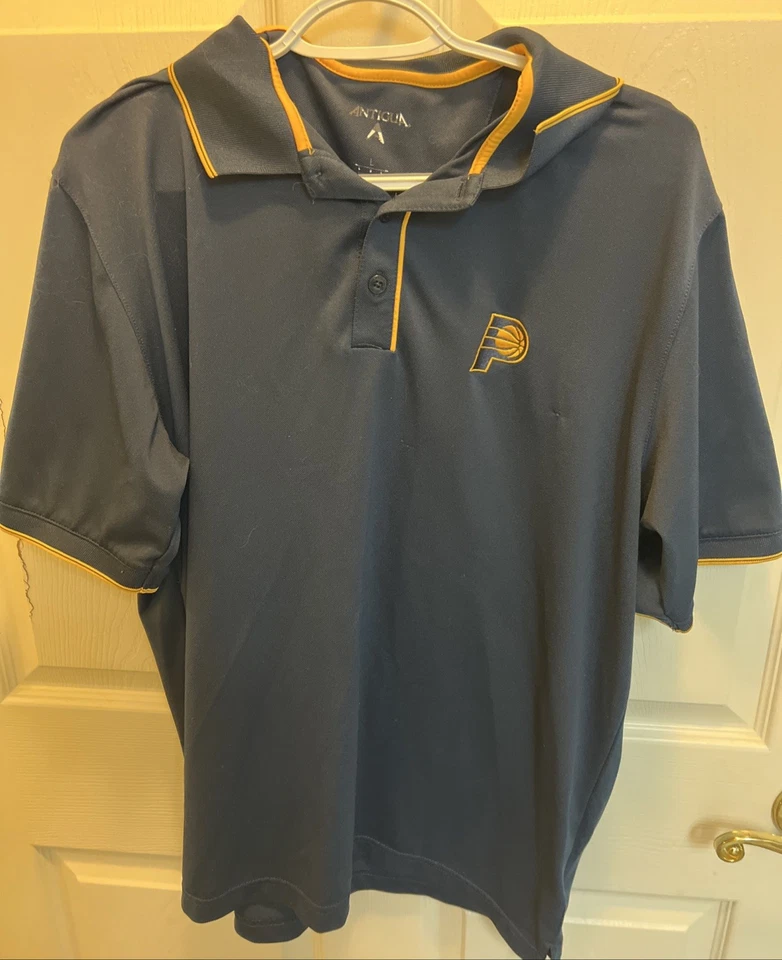 Polo de golf Indiana Pacers Antigua grande para hombre Foto 1 de 4