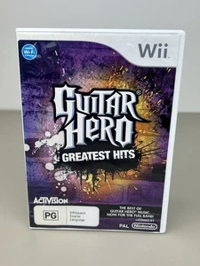 Guitar Hero Greatest Hits Nintendo Wii Game Complete With Manual PAL VGC - Picture 1 of 6