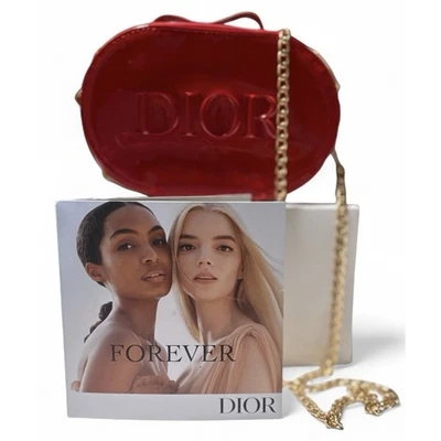 New Dior Foundation Sample - VIP Red Pouch Camera Shoulder Bag Crossbody & Charm - Image 1 of 4
