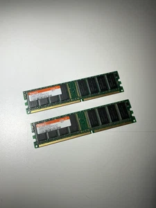 Hynix 256MB PC3200U DDR 400MHz CL3 - USED x2 - Picture 1 of 4