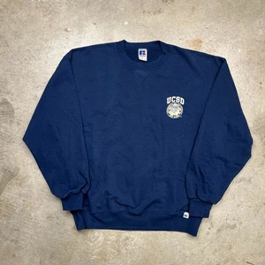 Vintage 90s Russell Crewneck sweatshirt UCSD San Diego Large USA - Bild 1 von 5
