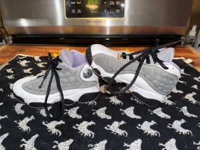 Air Jordan 13 Retro PS Zapatillas Pata de Gallo Blanco Negro Lila Talla 12 Niños’s Foto 1 de 4