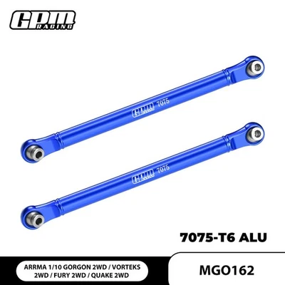 GPM Alloy 7075 Front Steering Link Rod ARRMA Gorgon Mega Vorteks Fury 2WD QUAKE - Image 1 of 4
