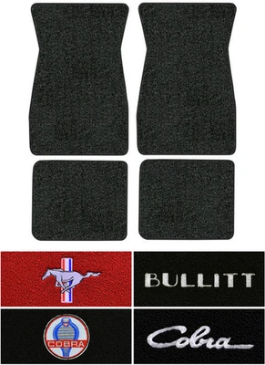 Alfombrillas Ford Mustang 1964-1968 - 4 piezas - bucle Foto 1 de 4