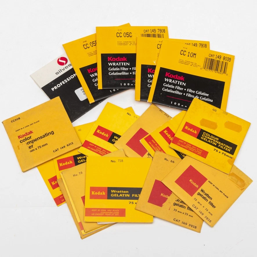 KODAK WRATTEN FILTRI GELATINA 75X75 100X100 NUOVI VENDUTI SINGOLARMENTE! - Image 1 of 1