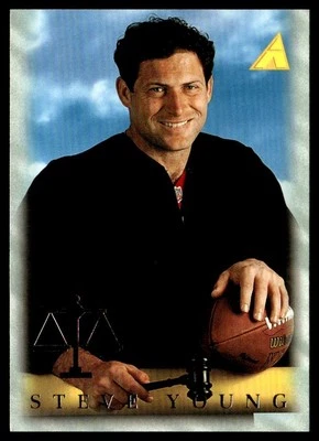1995 Pinnacle Steve Young San Francisco 49ers #192 *A* - Image 1 of 2