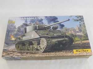 Kit Modelo Plástico Tanque 1/35 Heller Segunda Guerra Mundial Ejército de los Estados Unidos Sherman M4A3 (76)W Completo 1161 - Imagen 1 de 2
