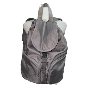 Lululemon Drawstring Backpack Bag Silver Gray - Picture 1 of 9