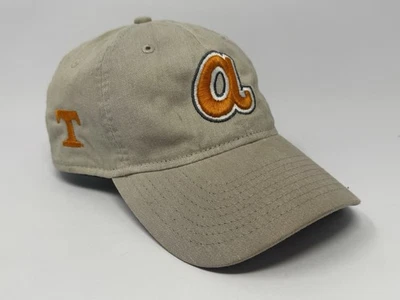 Tennessee Volunteers X Atlanta Braves New Era Beige Adjustable 9Twenty Hat Cap - Image 1 of 4