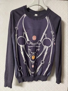Hermes Silk Cashmere Tops #M129 - Picture 1 of 4