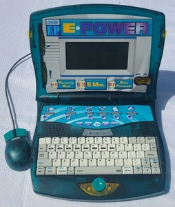 Vintage Vtech EP E-Power Teal Translucent Laptop With Mouse - Picture 1 of 9