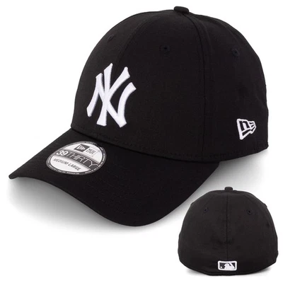 New Era New York Yankees Outline 39Thirty Fitted Cap schwarz weiss 95239