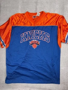 Vintage Iron Knights Leichtathletik Knicks Trikot Herren XL blau orange - Bild 1 von 6