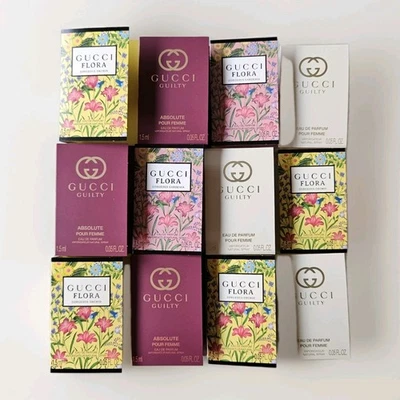 Gucci 4 Sorten Damen Duft Proben Guilty Flora Gorgeous Gardenia 12x 1,5ml Parfum
