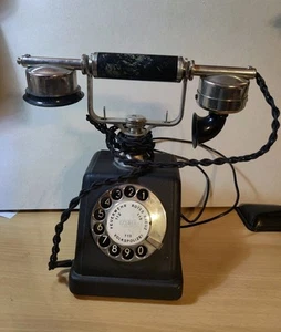 Telefon Antique DDR - VEB Fernmeldewerk Nordhausen Made in GDR - Gabeltelefon - Photo 1/3