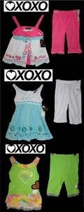 NUEVO CON ETIQUETAS LOTE 6 PIEZAS 12 MESES / 18 MESES XOXO BEBÉ NIÑA 3 TRAJES 3 CAMISAS, 3 LEGGINGS - Imagen 1 de 9