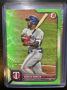 2022 Bowman Neon Green Border /399 Adolis Garcia #53 F2 - Picture 1 of 1