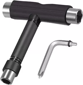 Skate Tool All-in-One, Skateboard Tool Roller Skate Tool T Tool for Skateboard, - Picture 1 of 12