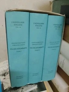 Giovan Battista Giraldi Cinzio Gli Ecatommiti 3 vol Salerno 2012 - Imagen 1 de 9