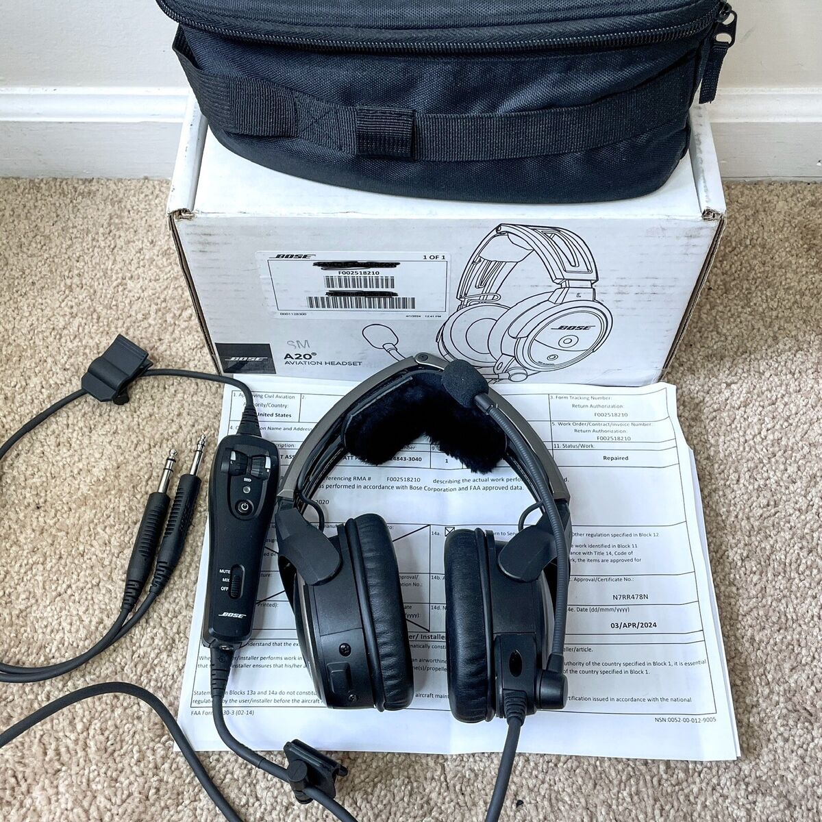 Bose A20 Aviation Headsets for sale | eBay Bose A20 Aviation Headsets for sale | eBay