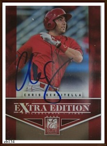 Chris Serritella autographed baseball card