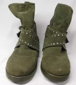 GUESS Green Studded Boots - Picture 1 of 5