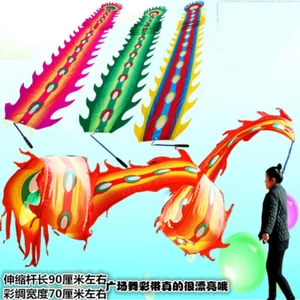 Square Fitness Throwing Dragon Dance Dragon Chinese Fitness Ribbon Dragon - Picture 1 of 20