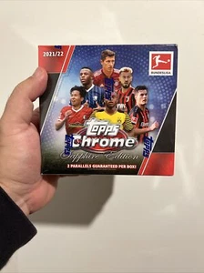 2021-22 Topps Chrome Bundesliga Soccer Sapphire Edition Hobby Box! SEALED/NEW! - Picture 1 of 7